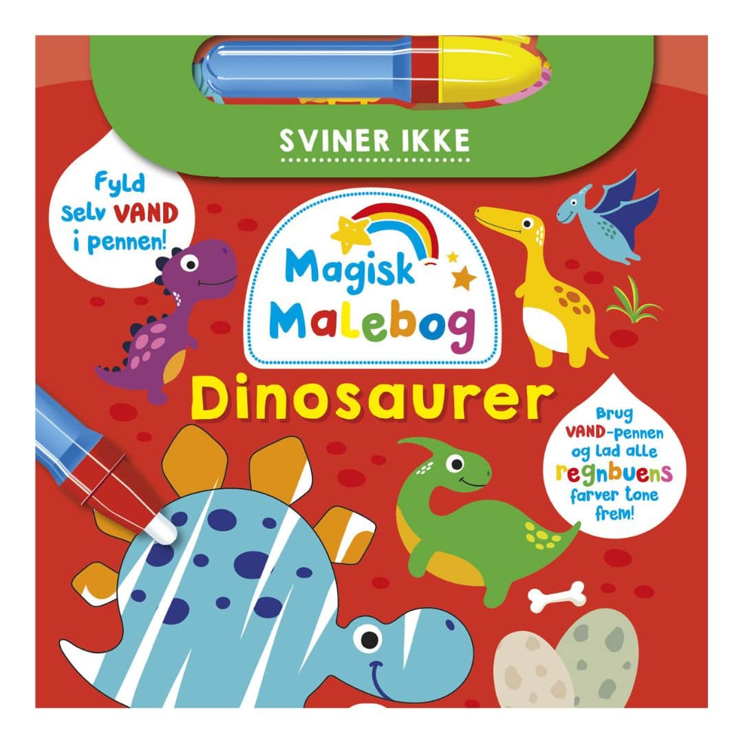 Magisk Malebog Dinosaurer Bolden