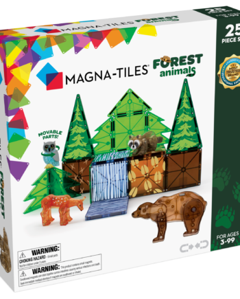 Magna-tiles Magnetisk Legetøj Skovens Dyr 25 Dele