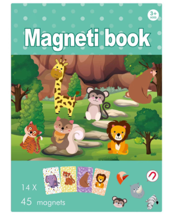 Magnetbog Med Kort Dyrenes Verden