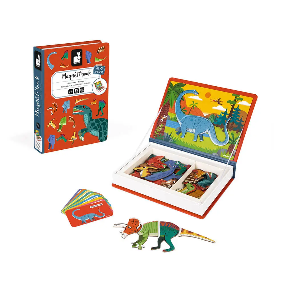 Magneti Book Dinosaurs 40 Magnets