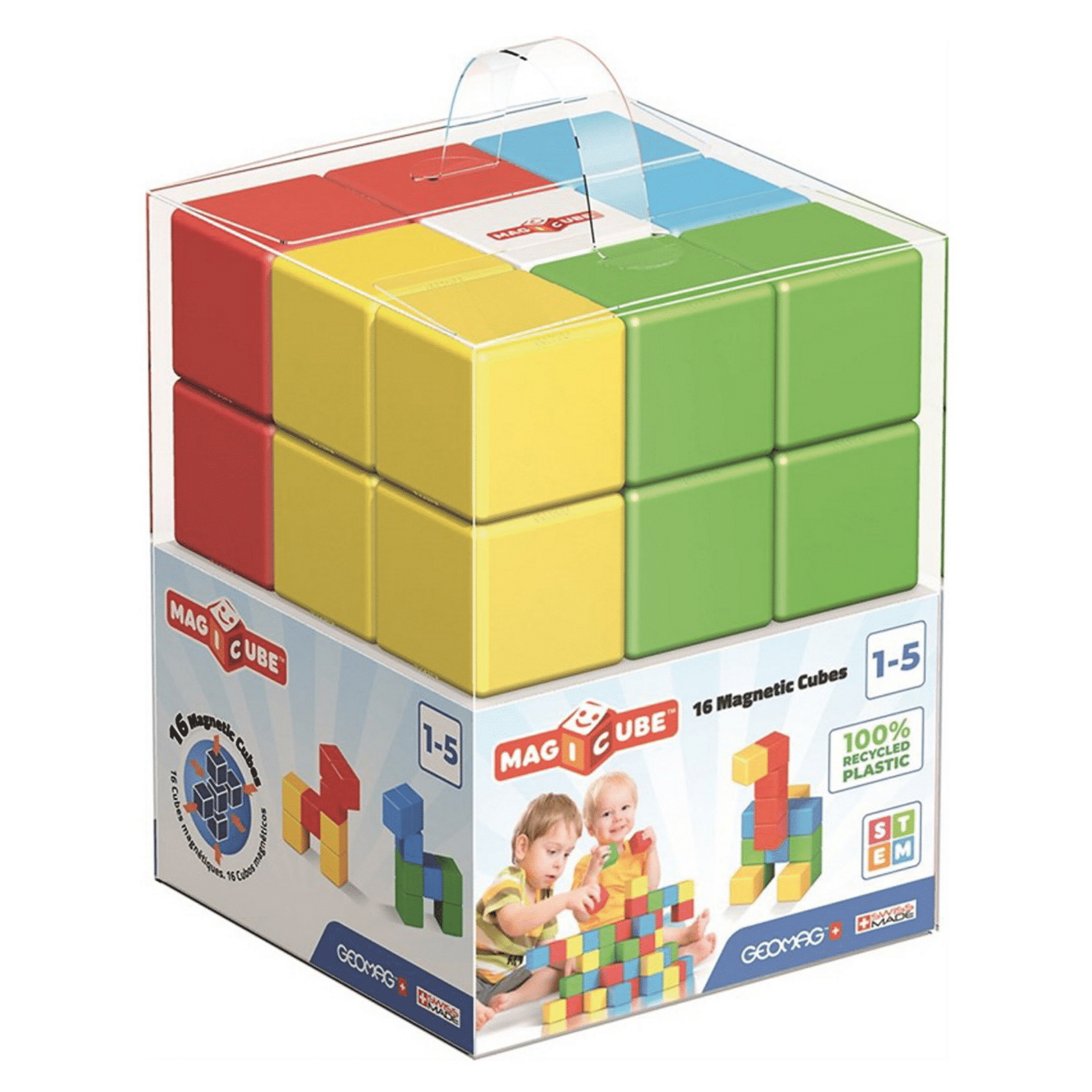 16 Magnetklodser Geomag Magicube