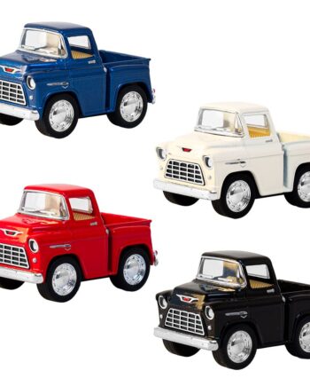 Magni Stepside Junior Med Pull Back Sort  Rød  Blå   Hvid Sort