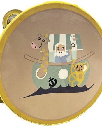 Magni Tamburin Med Noahs Ark Gul