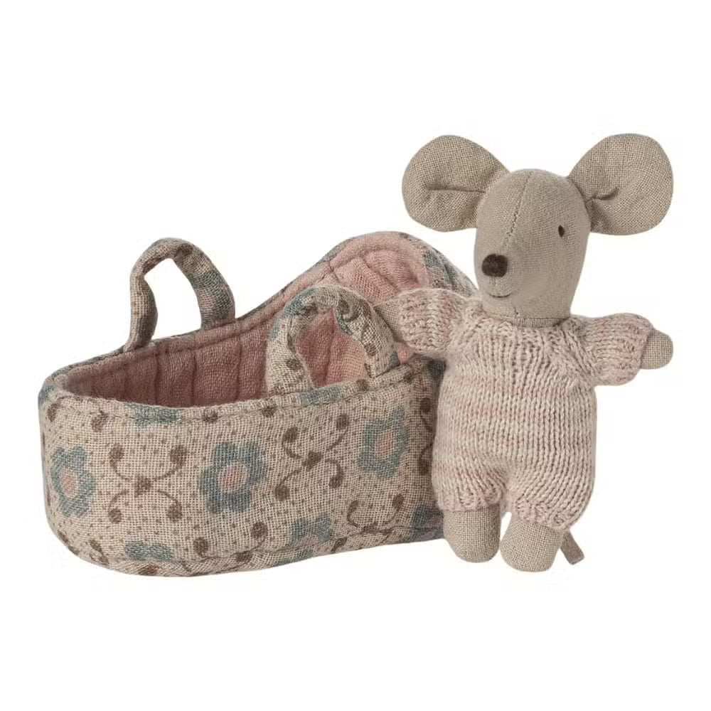 Maileg Babymus   Lift Rosa