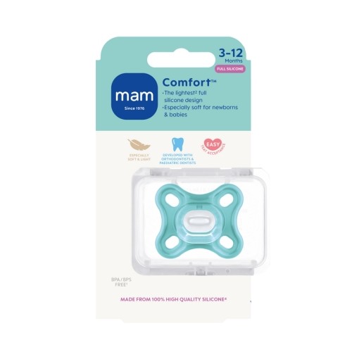 Mam Comfort  -pak  Str      -12 Mdr  Symmetrisk Silikone