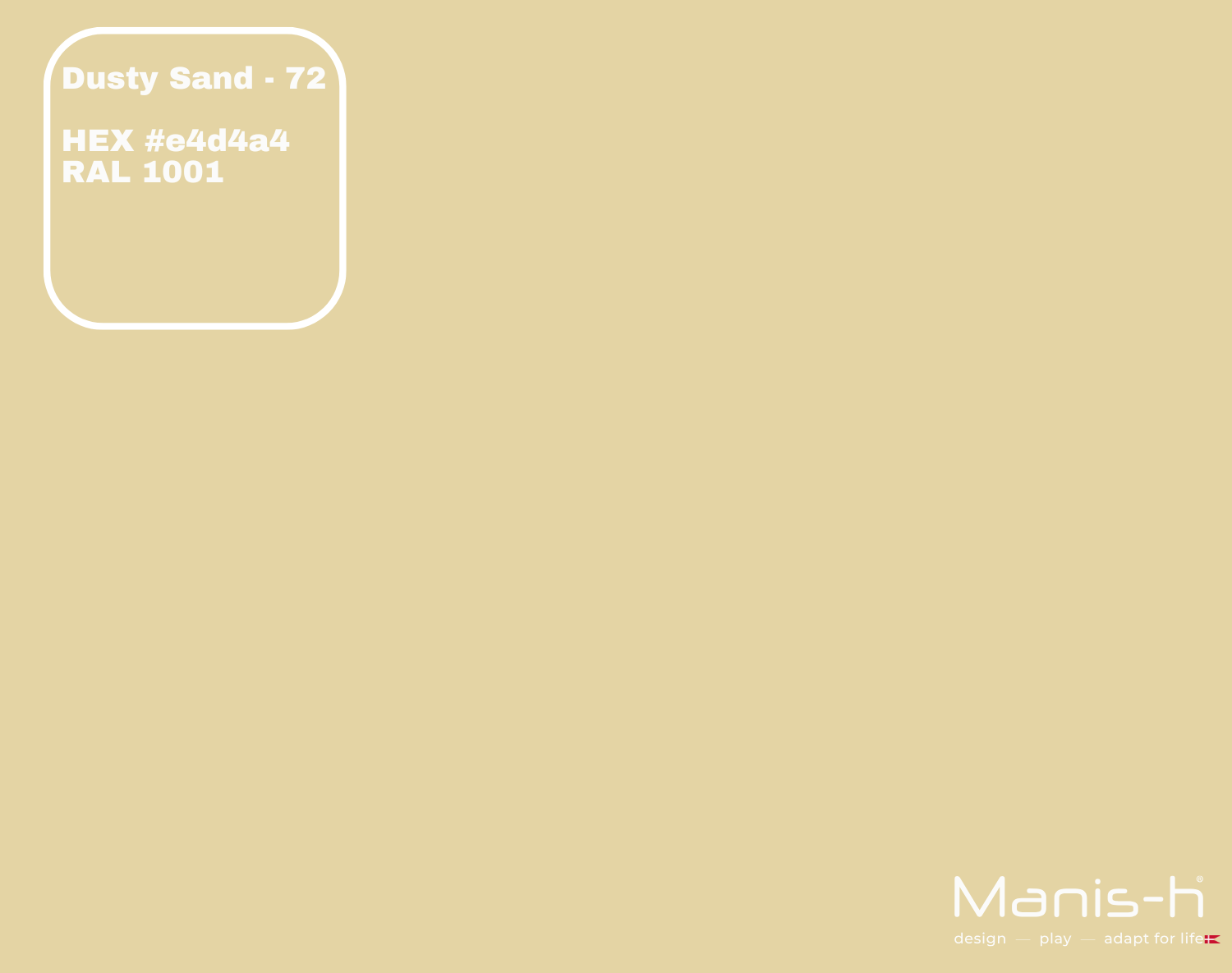 Manis-  Sengehest åbent Design  Dusty Sand   160 Cm