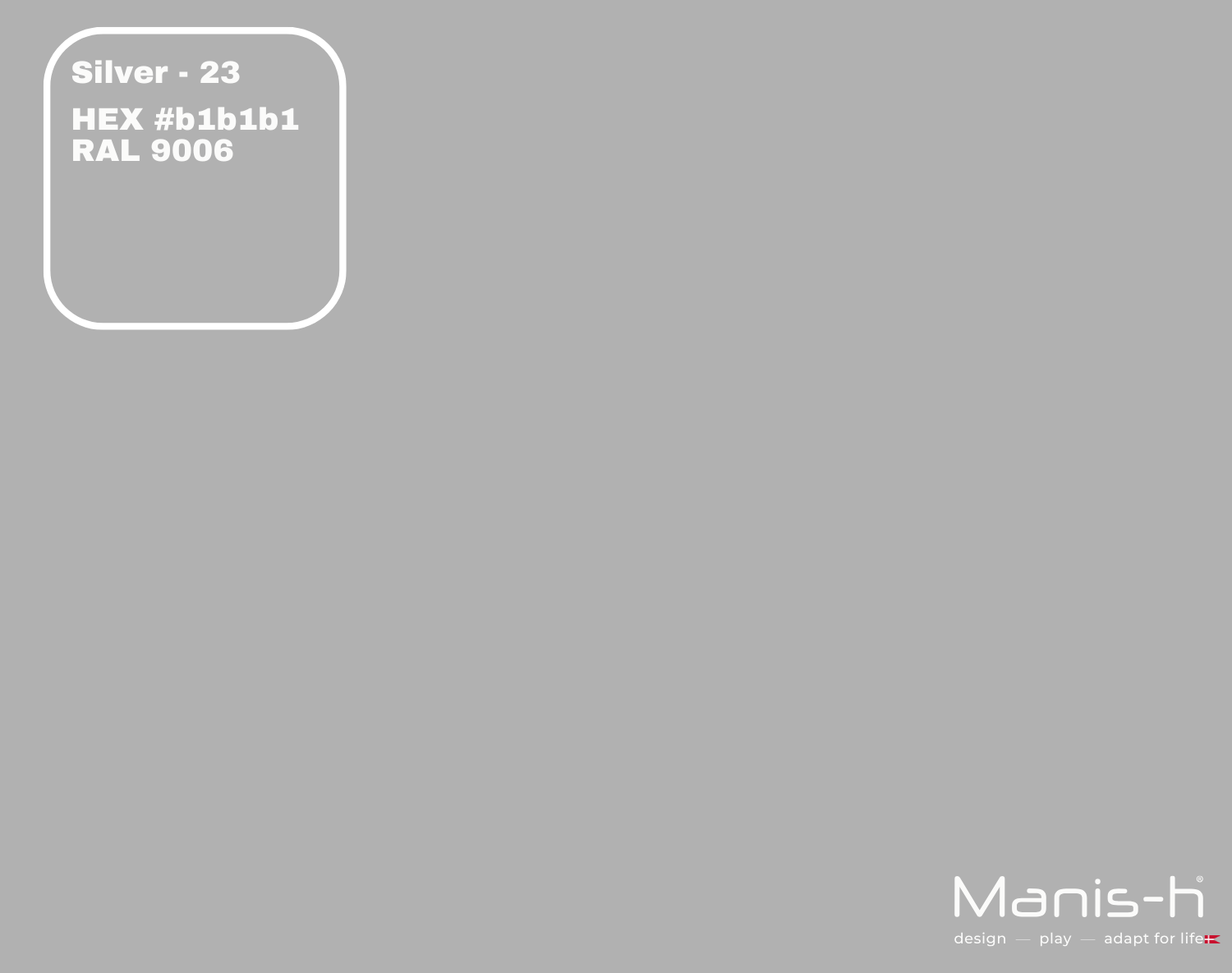 Manis-  Sengehest Med Sprosser  Silver   200 Cm