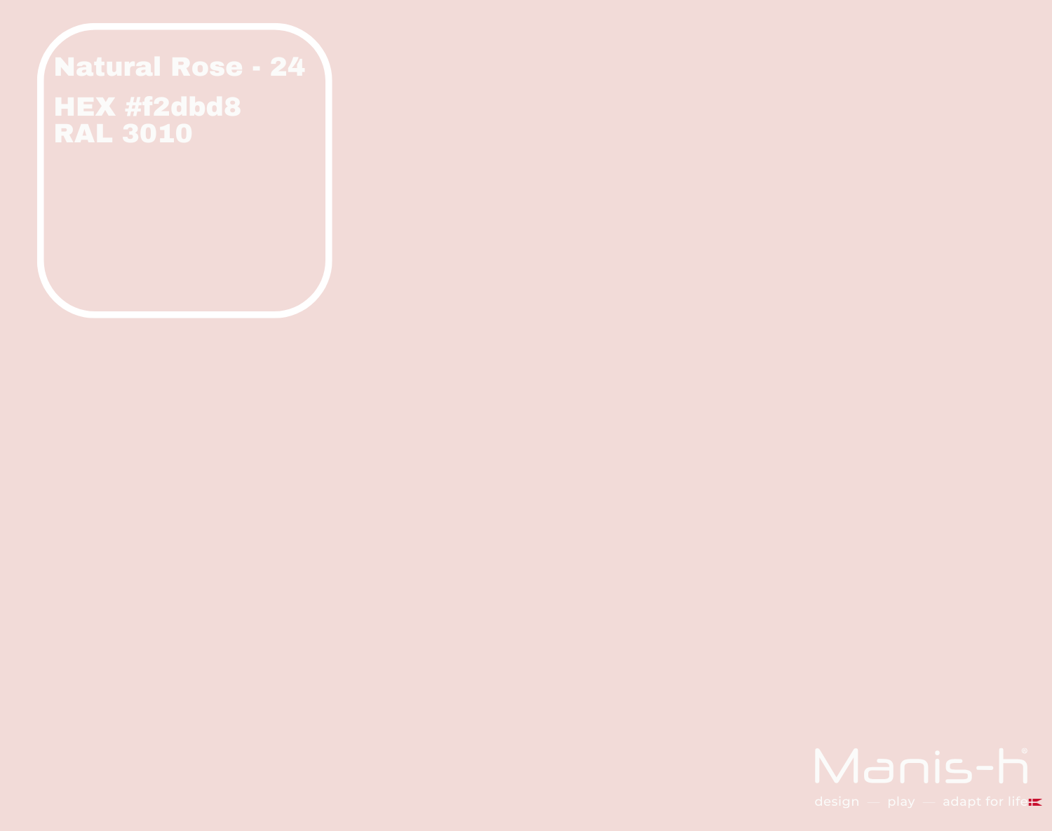 Manis-  Sengehest åbent Design  Natural Rose   200 Cm