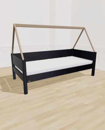 Manish-  Saga Børneseng 90x160 Black