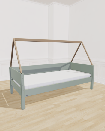 Manish-  Saga Børneseng 90x200 Moss Green