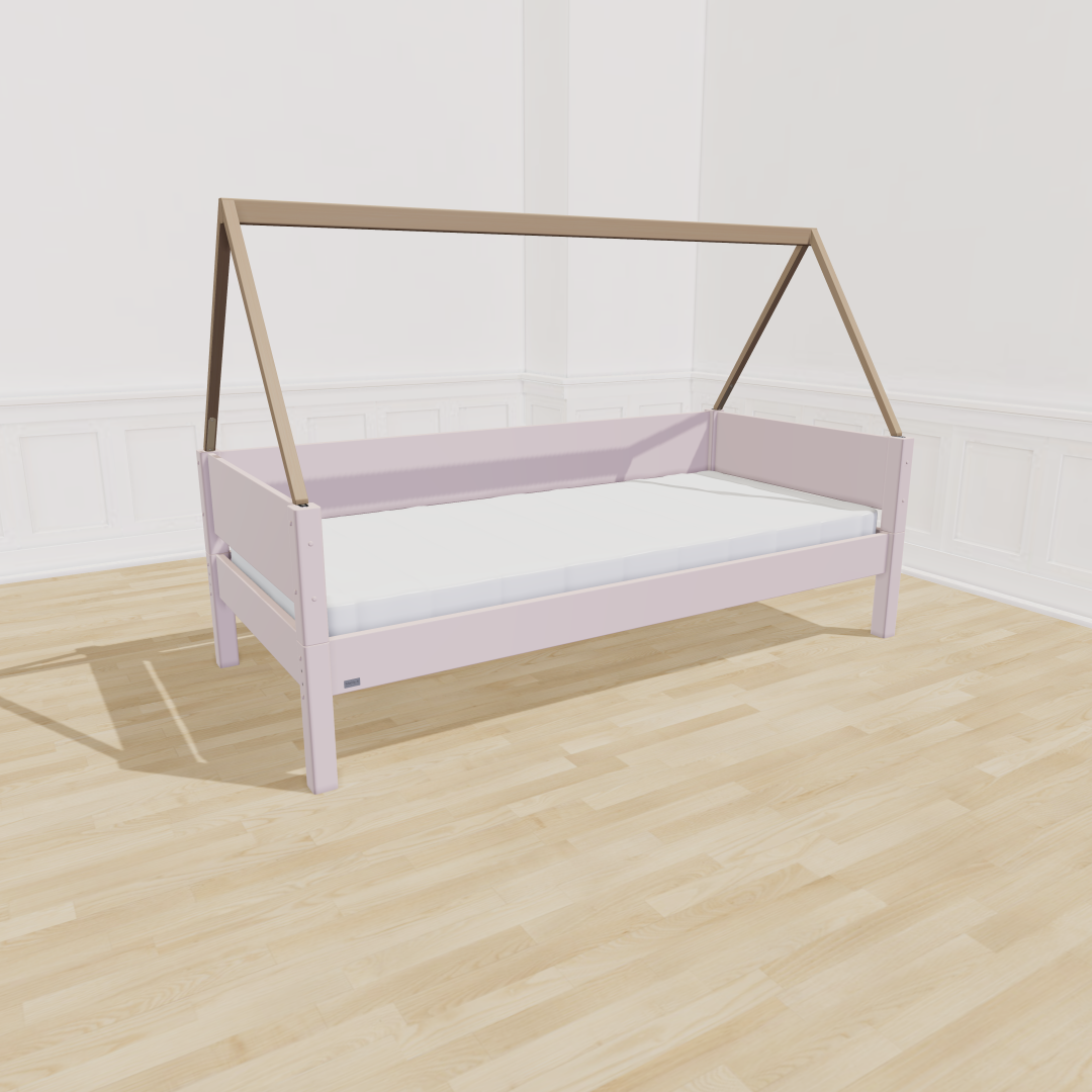 Manish-  Saga Børneseng 90x160 Natural Rose