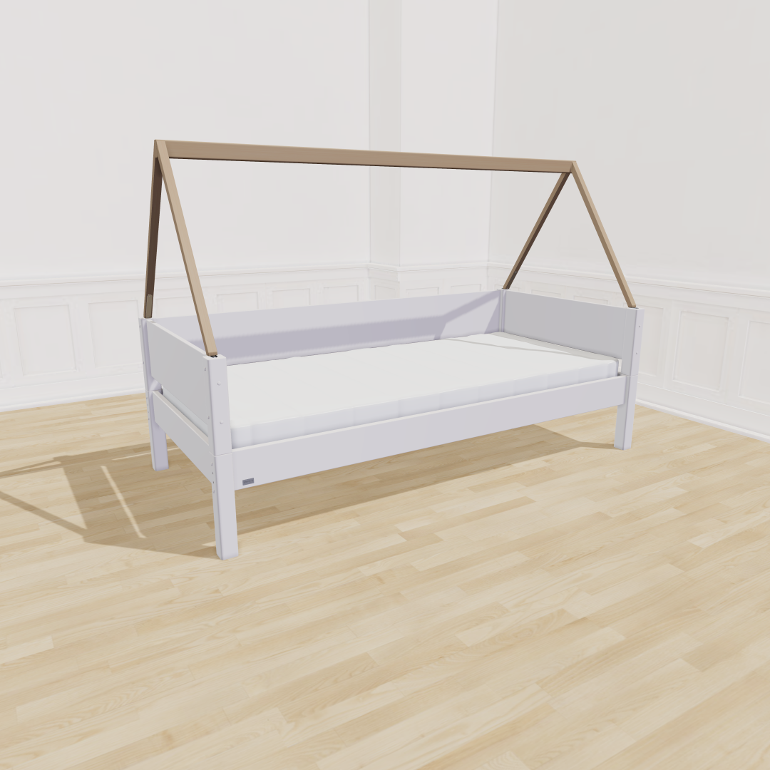 Manish-  Saga Børneseng 90x160 White