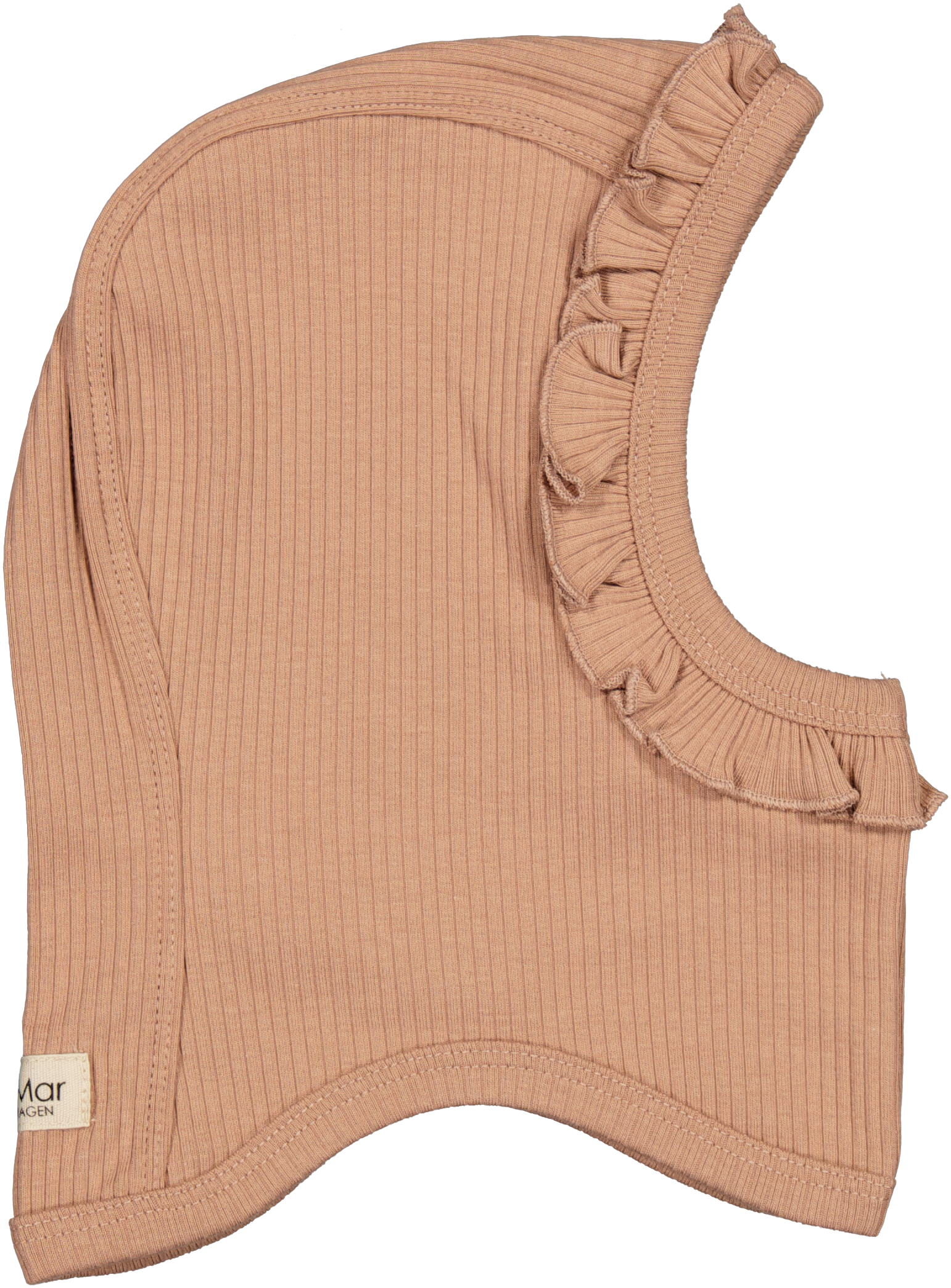 Marmar Balaclava Frill Elefanthue Rose Brown 62 Cm     Mdr