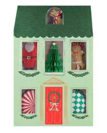 Meri Meri Cupcakekit Julehus 24 Pak