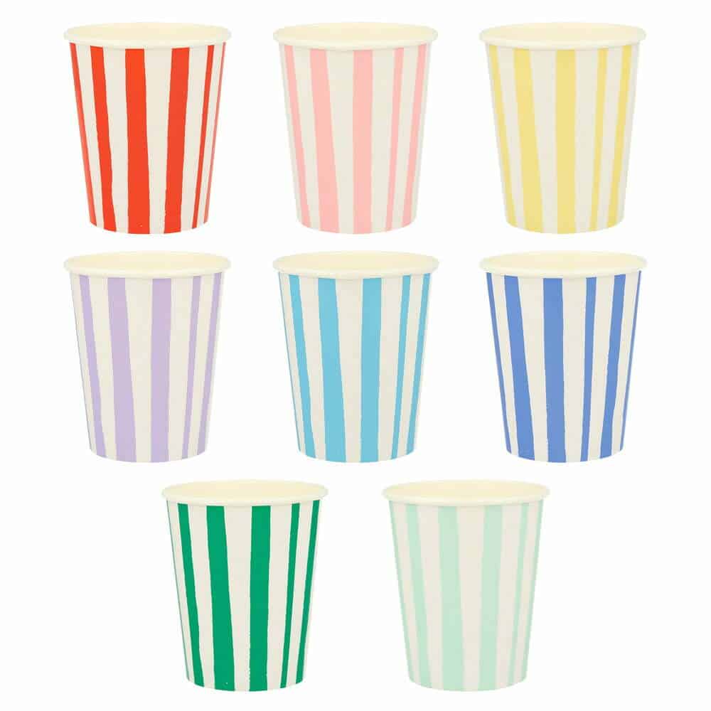 Meri Meri Papkrus Striber Multi  -pak