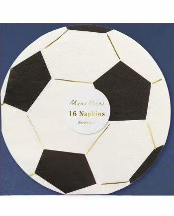 Meri Meri Servietter Fodbold 16 Pak