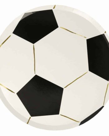 Meri Meri Tallerken Fodbold   Pak