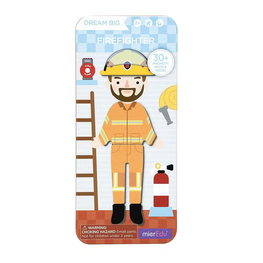 Mieredu Magnetisk Legesæt Brandmand