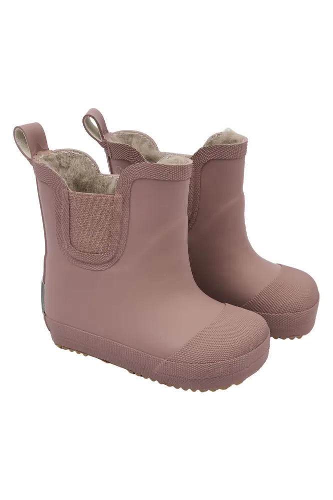 Mikk-line Barefoot Vintergummistøvler Korte Twilight Mauve 25