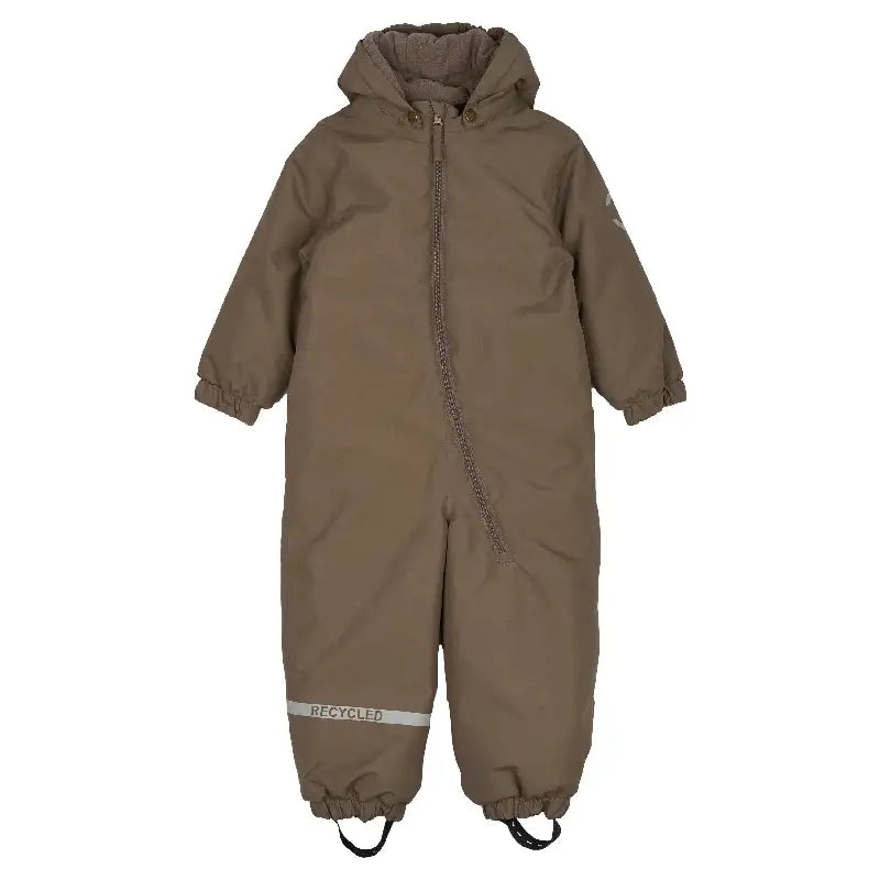 Mikk-line Flyverdragt Ensfarvet Chocolate Chip Str  80-116 104
