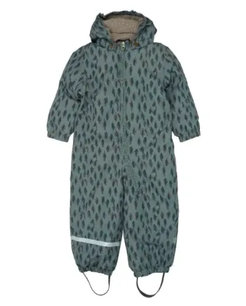 Mikk-line Flyverdragt Mønstret Balsam Green Str  80-116 104