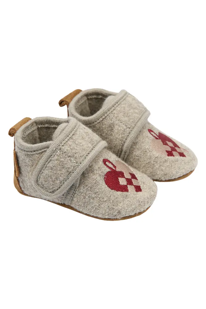 Mikk-line Uld Prewalker Christmas Heart 12-18 Mdr