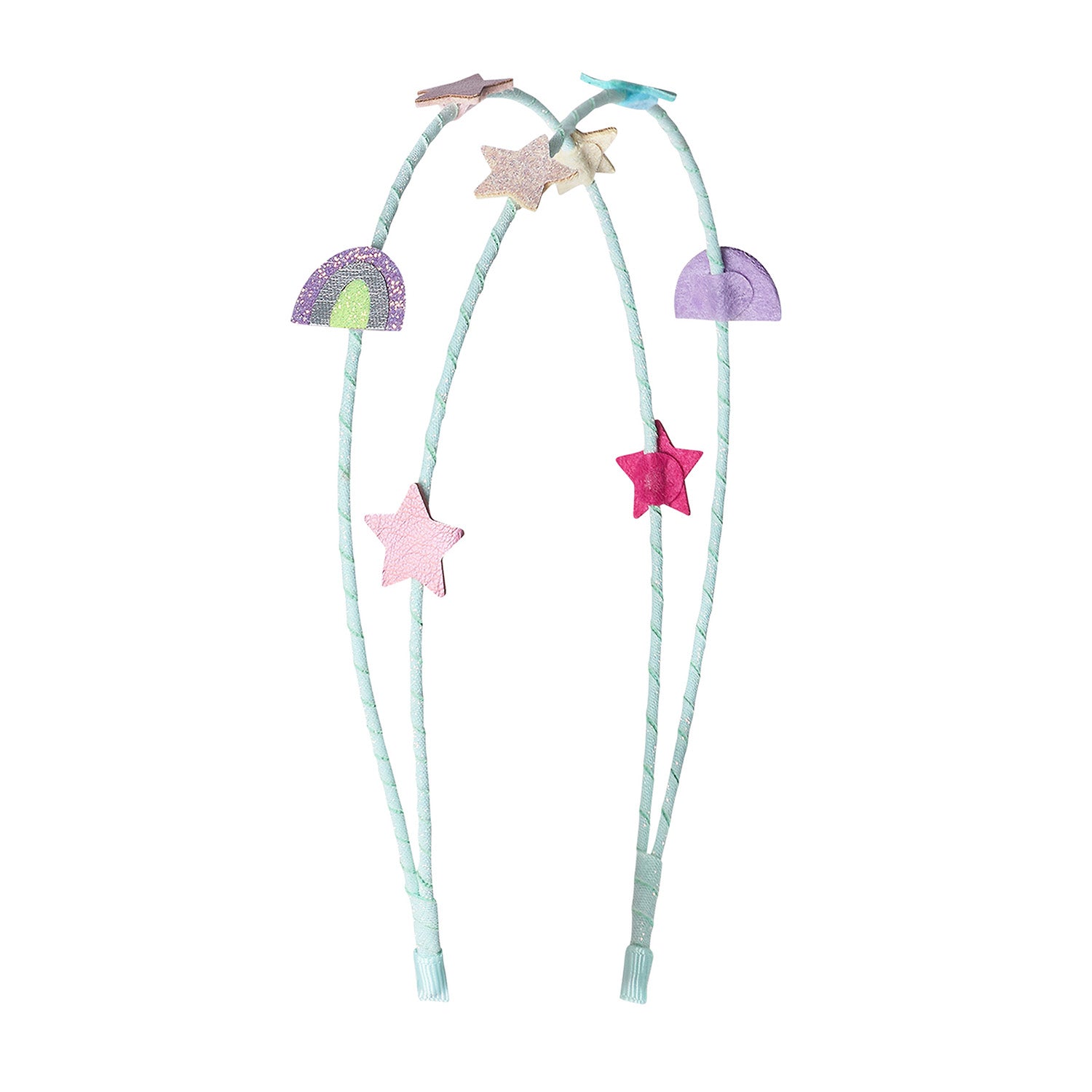 Mimi   Lula Dobbelt Hårbøjle Rainbow And Star My Little Unicorn