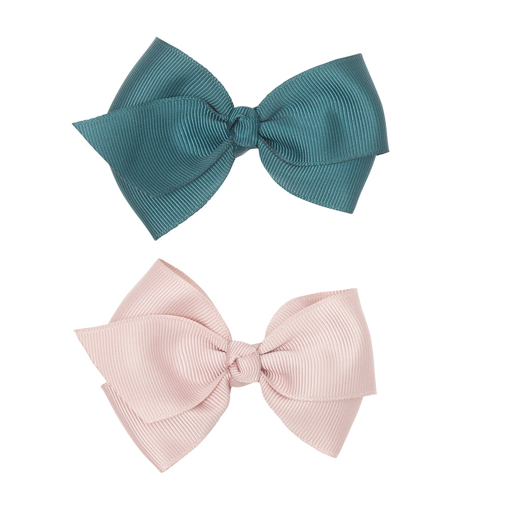 Mimi   Lula Hårclips Med Sløjfe Maisie Bow Chestnut