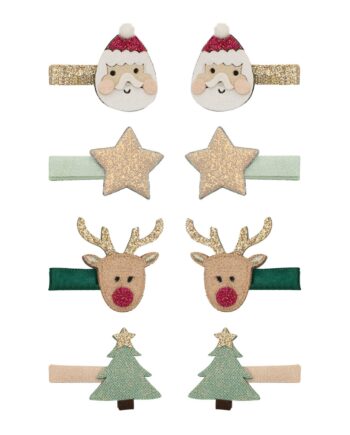 Mimi   Lula   Hårclips Mini Santa Christmas