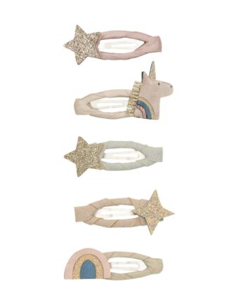 Mimi   Lula   Hårspænder Mini Unicorn Celeste