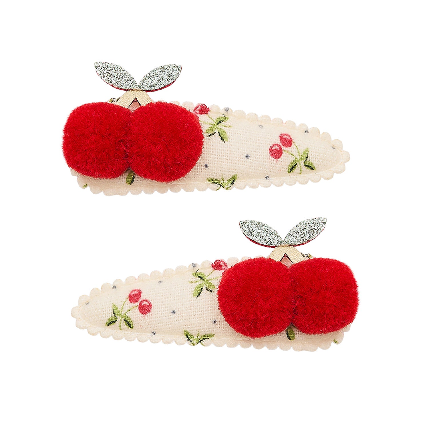 Mimi   Lula   Hårspænder Pom Pom Cherries Mon Cheri
