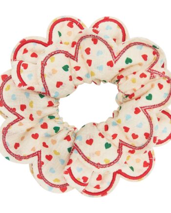 Mimi   Lula Scrunchie Scalloped Heartbeam