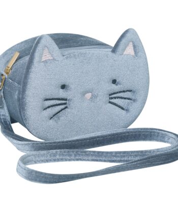 Mimi   Lula Skuldertaske Grey Kitty Cat