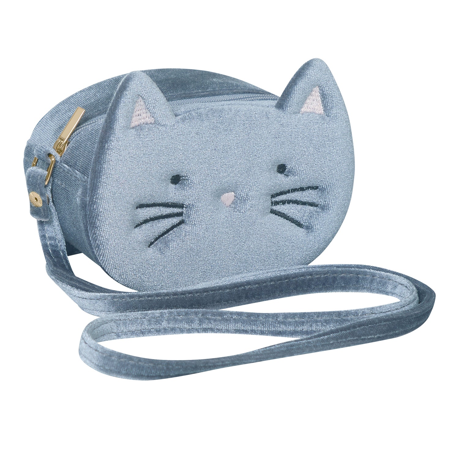 Mimi   Lula Skuldertaske Grey Kitty Cat