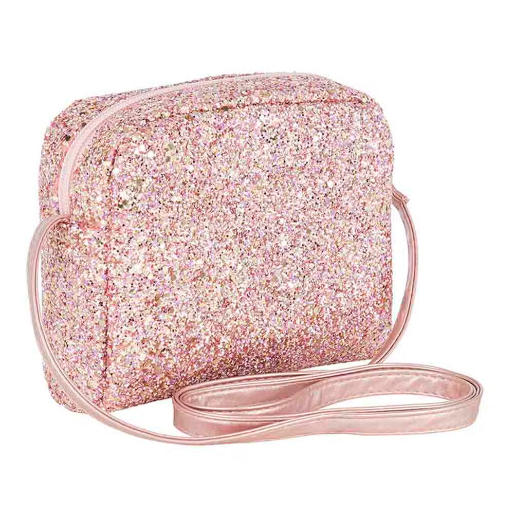 Mimi   Lula Skuldertaske Pink Glitter