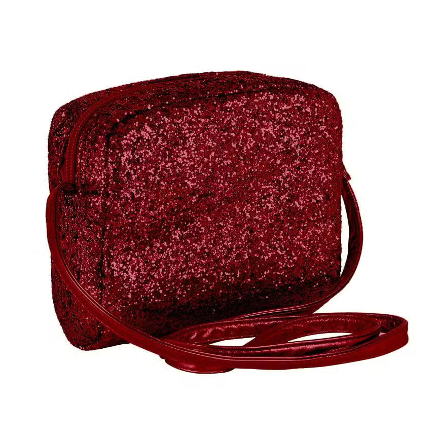 Mimi   Lula Skuldertaske Rød Glitter