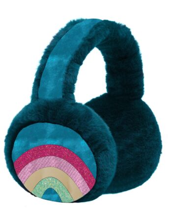 Mimi   Lula ørevarmere Teal Rainbow