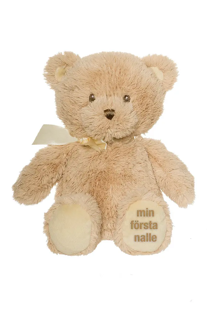 Min Første Bamse  Brun Lille  28 Cm