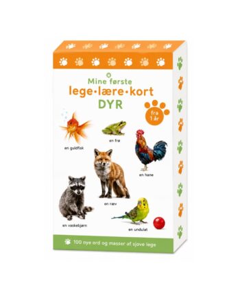 Mine Første Lege-lære-kort: Dyr