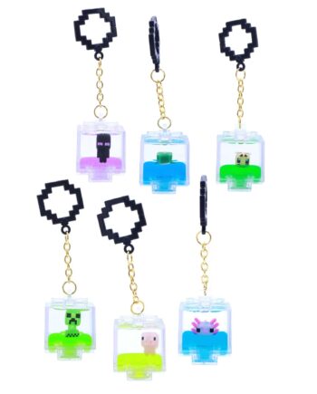 Minecraft Nøglering Assorteret   Stk