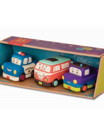 Mini Træk Og Slip Biler Politi  Rugbrød Og Pickup    Toys