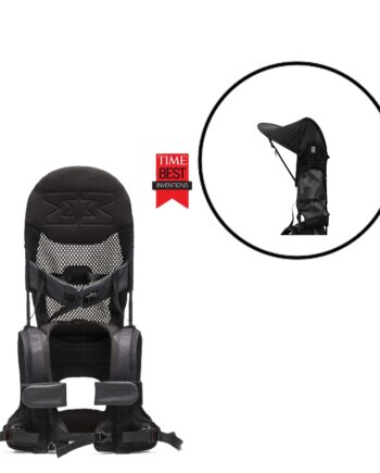 Minimeis Bærestol Inkl  Solskærm Flere Varianter Premium Black   Black