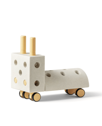 Modu Tiny Ride Lille Gåbil Sand Grey   Honey Yellow