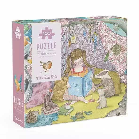 Moulin Roty Puslespil Den Hemmelige Hule 100 Brikker