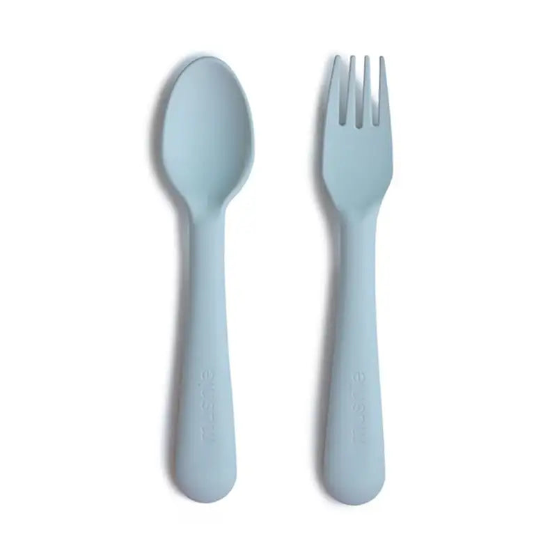 Mushie Bestik  Gaffel   Ske  Powder Blue