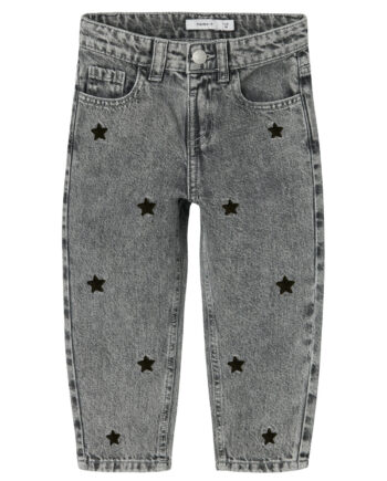 Name It Bella Mom Jeans Medium Grey Denim 80 Cm