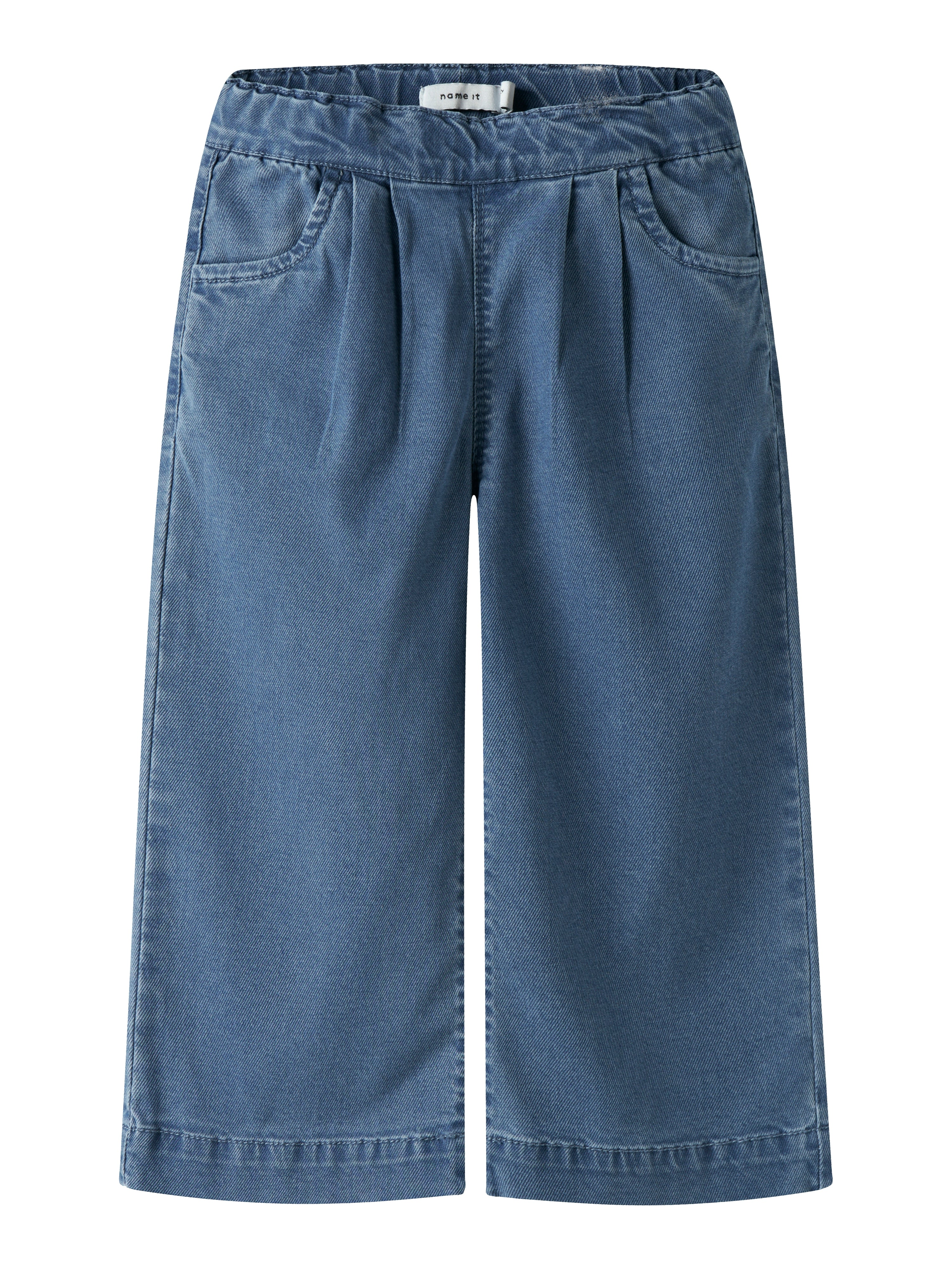 Name It Bella Wide Pull Up Jeans Medium Blue Denim 92 Cm