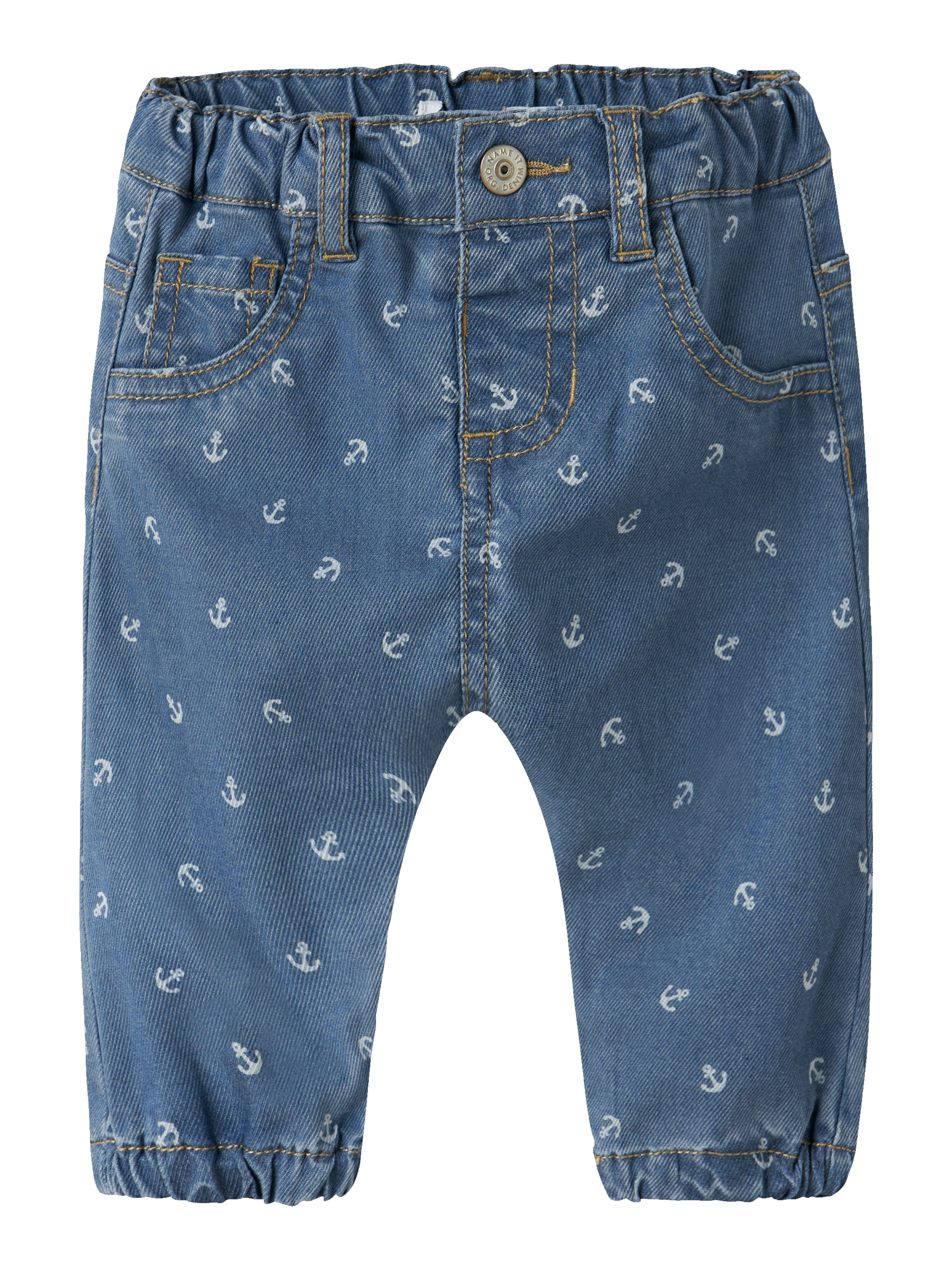 Name It Ben Bow Tap Jeans  Medium Blue Denim 56 Cm