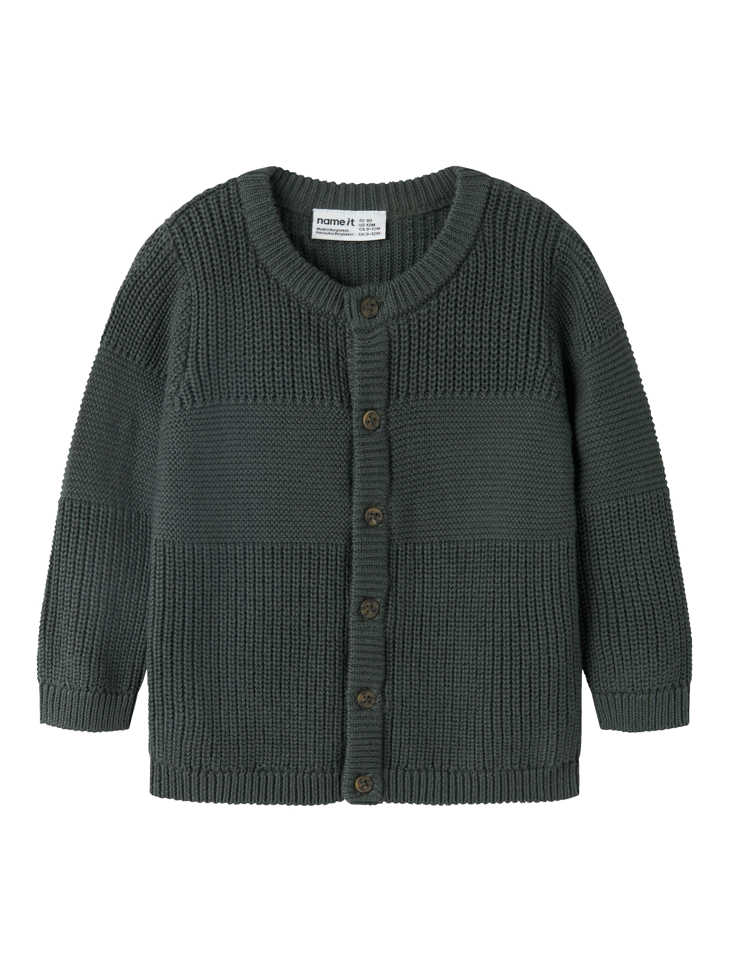 Name It Boys Knit Cardigan Urban Chic 56 Cm