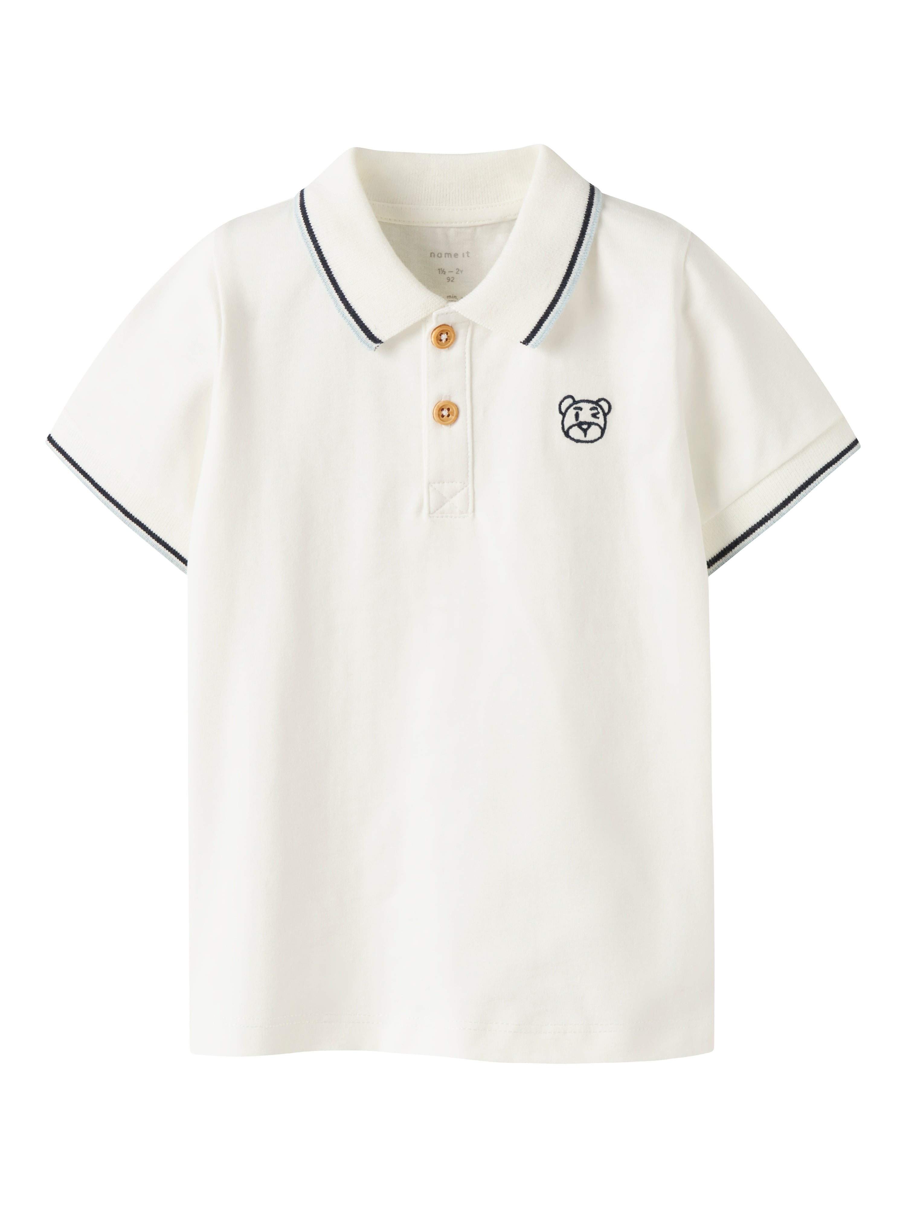 Name It Dakan Ss Polo Cloud Dancer 92 Cm